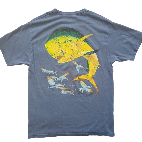 Guy Harvey Pocket TShirt Size Medium - Picture 2 of 3